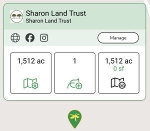 Sharon Land Trust Map