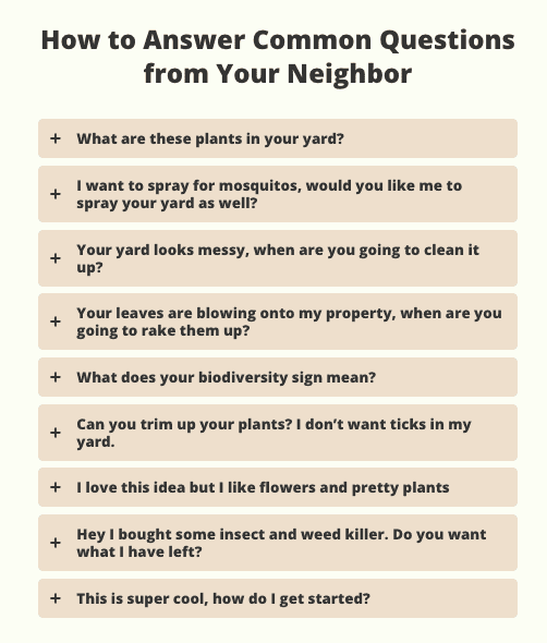 How to talk with your neighbor about native plants