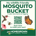 Mosquito Bucket Sticker - Homegrown National Park - HNP Store
