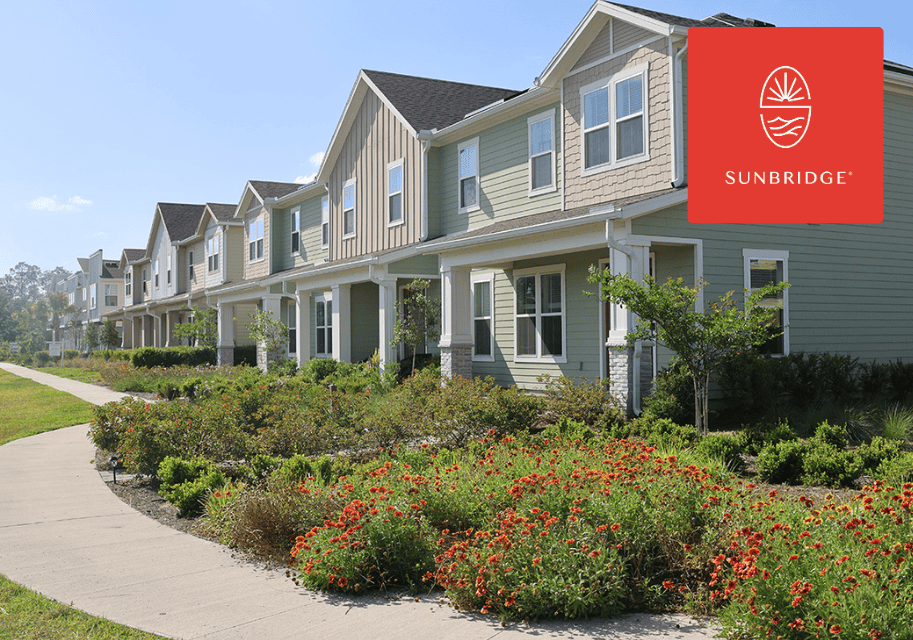 sunbridge homes with native landscaping