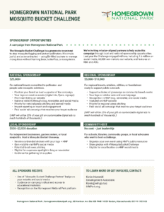 Mosquito Bucket Challenge Sponsorship Opportunities thumbnail