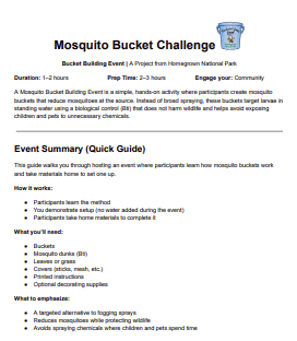 Mosquito Bucket Challenge Bucket Building Event Instructions Thumb