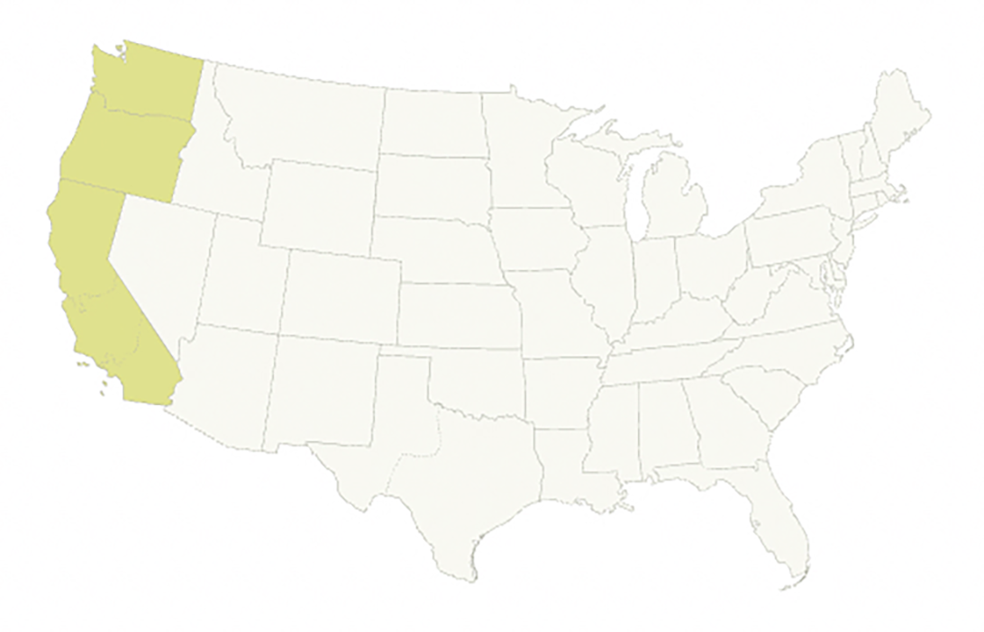 My Home Park California Aster Shipping Range Map